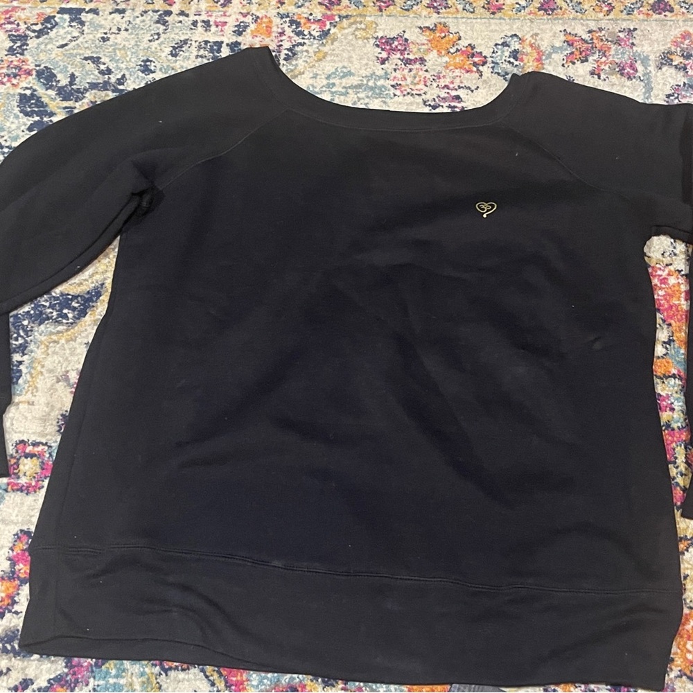 Om & Ah Black Sweatshirt Everything in the Universe is within you. XXL